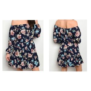 NWOT Peach Love California Floral Dress